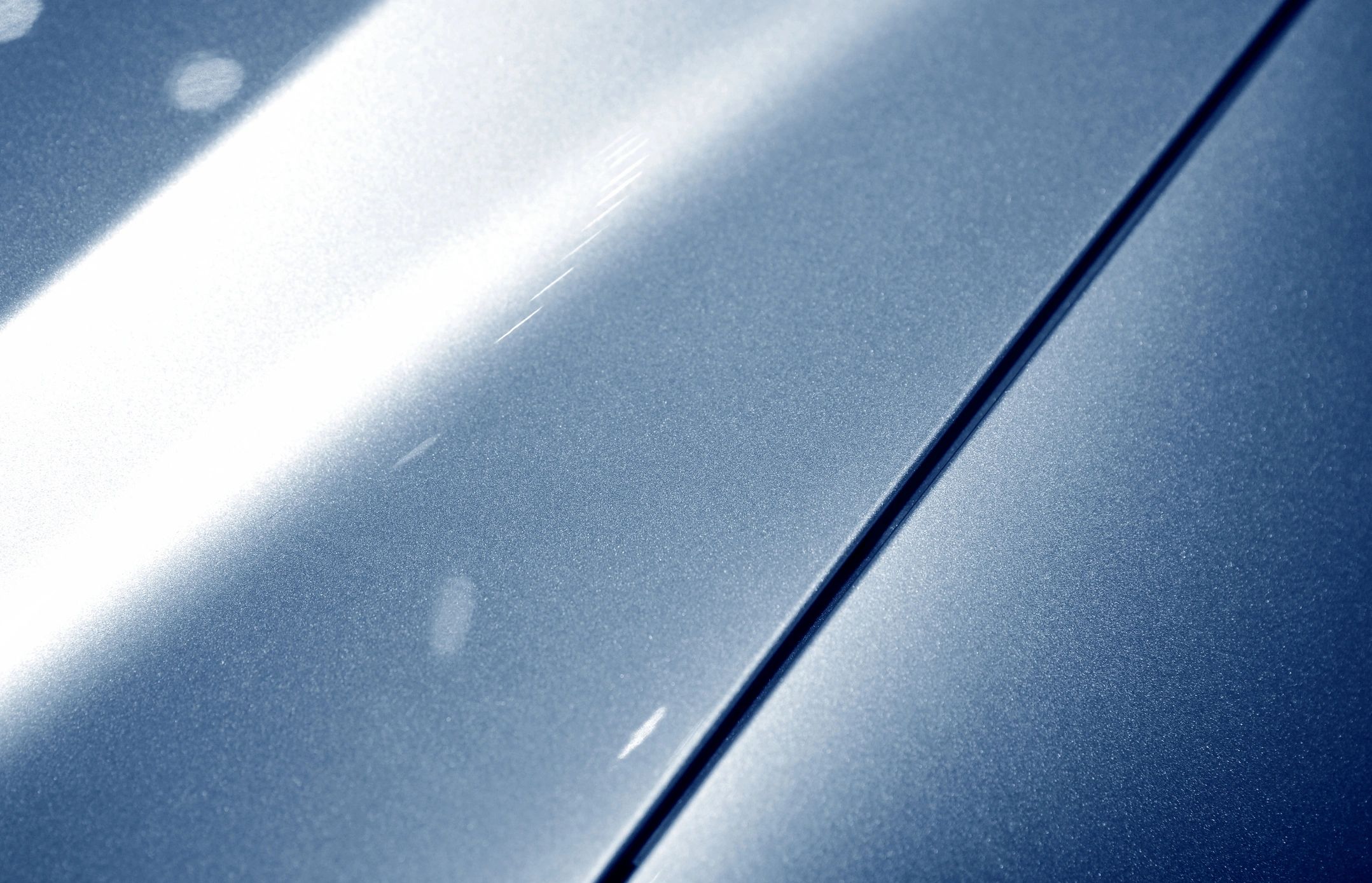 Close-up of car paint surface